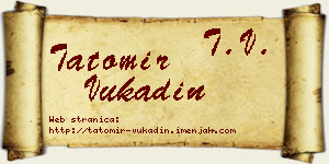 Tatomir Vukadin vizit kartica